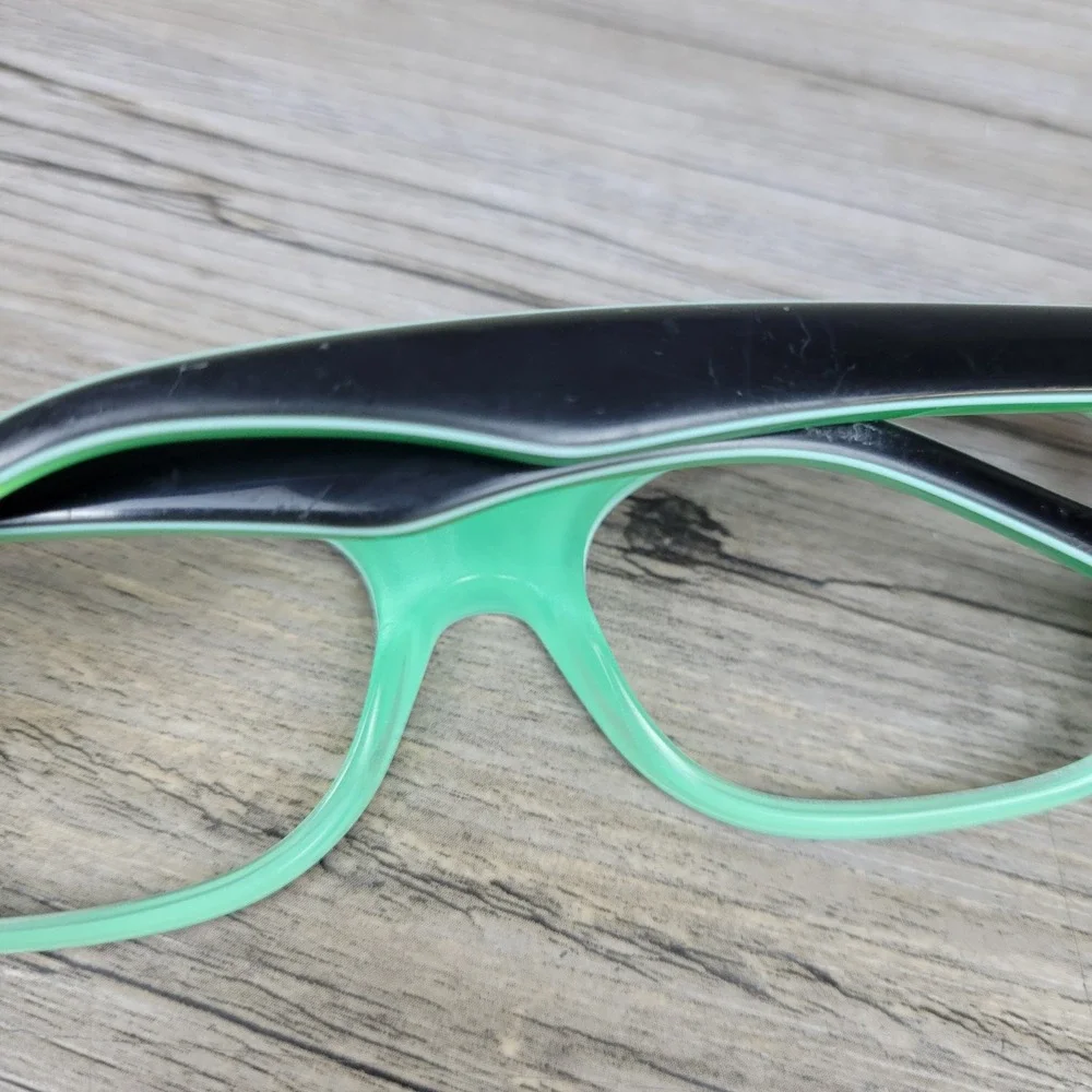 Ray-Ban Eyeglass Frames RB1555 Wayfarer 3580 Black Green Kids 45-15-125